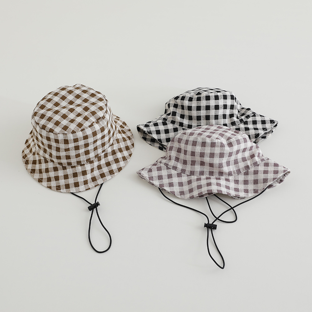 Bucket Hat Cotton - Topi Matahari Musim Gugur Bertepi Lebar