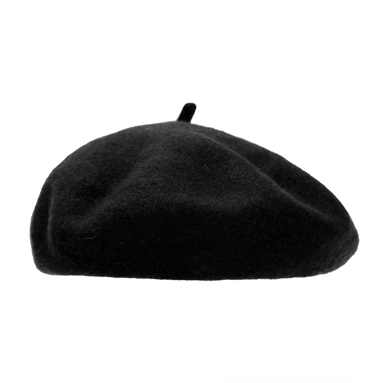 Beret French Wool - Beret Wol Warna Solid untuk Wanita