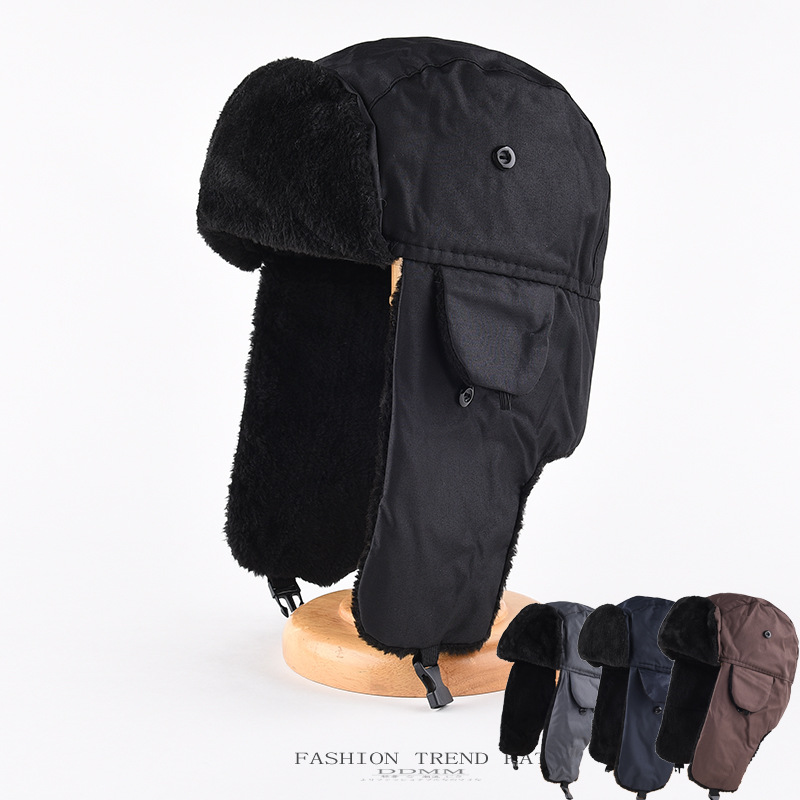 Trapper Hat Ear Flap - 1 buah topi musim dingin pria