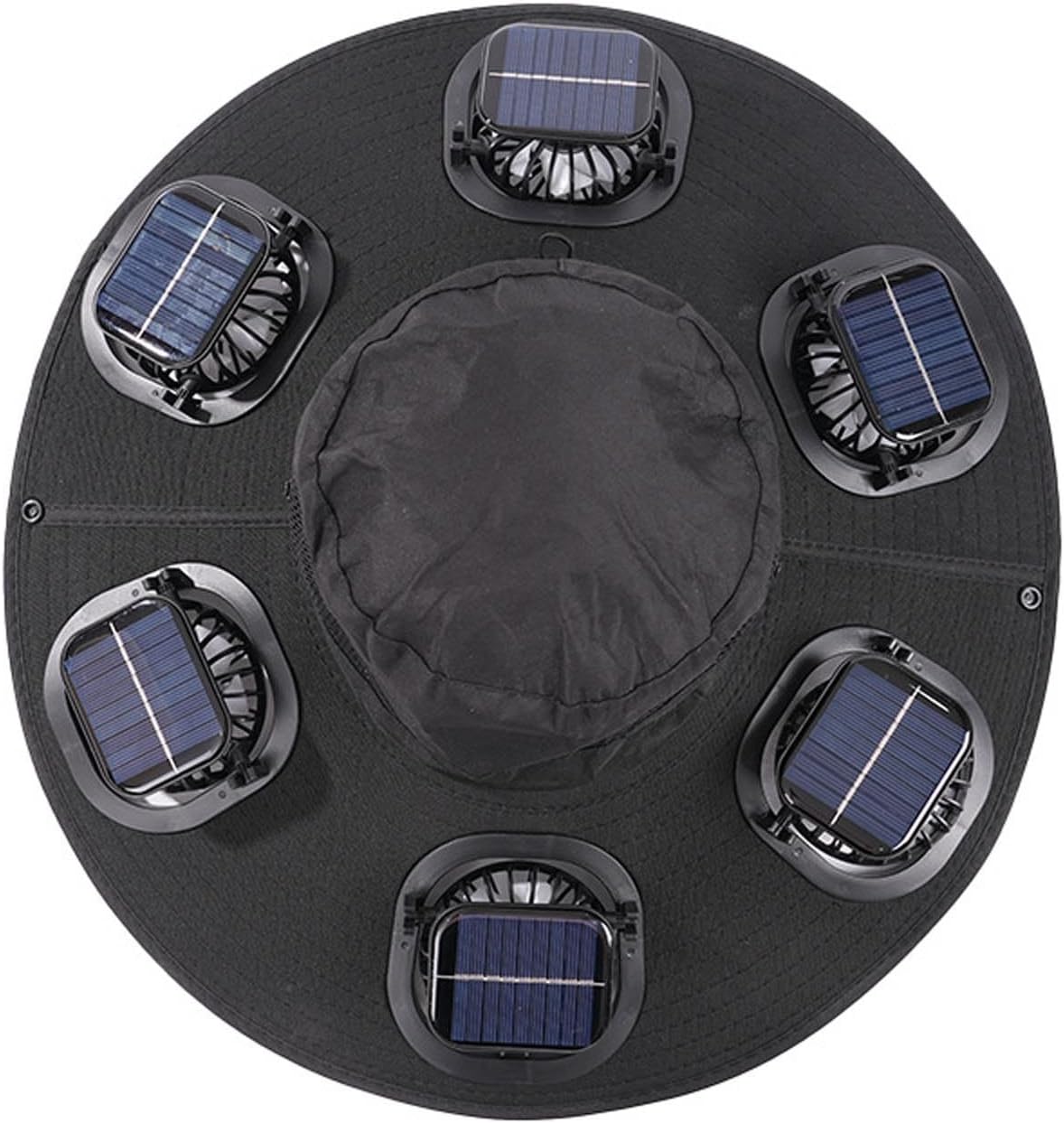 Topi Kipas Tenaga Surya Hot 6  - Visor Sun Hat ulasan dan harga