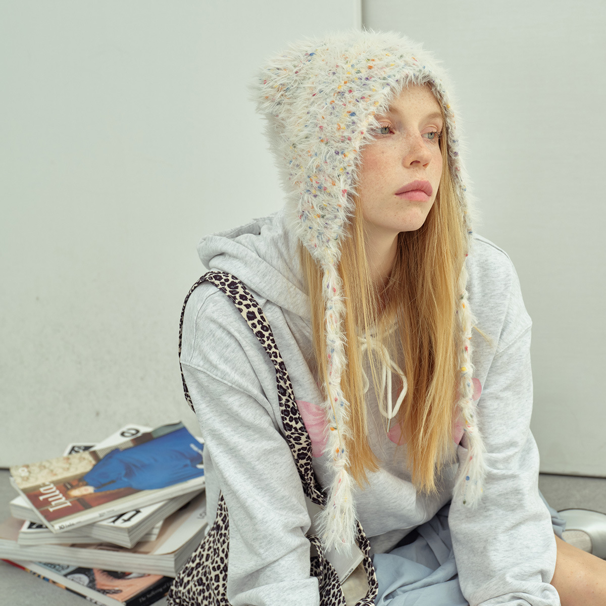 Topi Wanita Y2K dengan Telinga - Trapper Hat Ear Flap ulasan dan harga