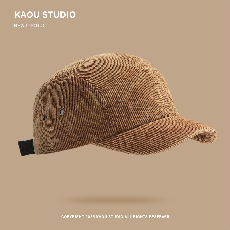 Topi Corduroy 5 Panel Unisex,  - Corduroy Cap 5 Panel ulasan dan harga