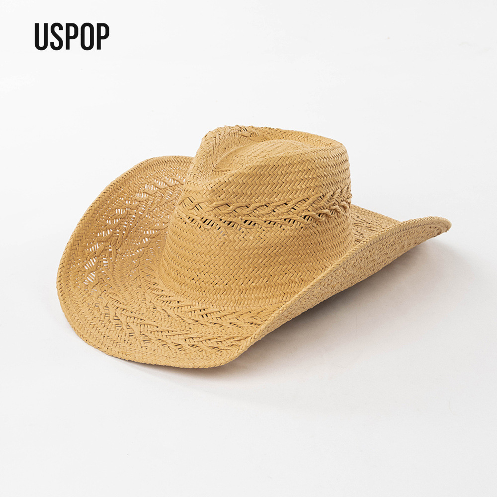USPOP Topi Koboi Jerami Musim  - Cowboy Hat Straw ulasan dan harga