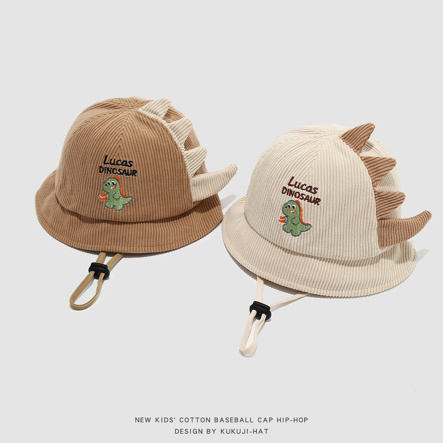 Topi Bayi Lucu Motif Dinosauru - Bucket Hat Cotton ulasan dan harga
